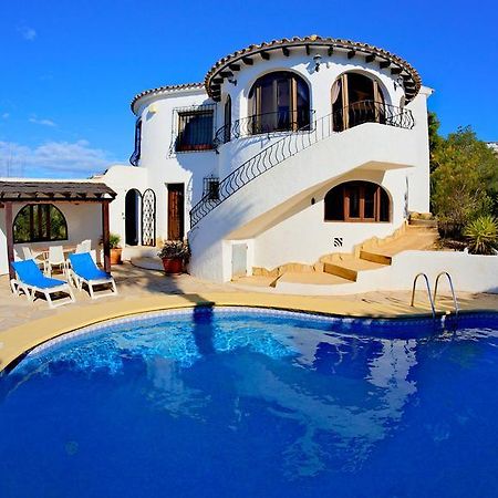 La Madrugada - Luxury Moraira Villa With Sea Views And Private Heated Pool Eksteriør bilde