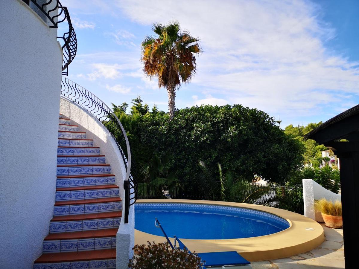 La Madrugada - Luxury Moraira Villa With Sea Views And Private Heated Pool Eksteriør bilde