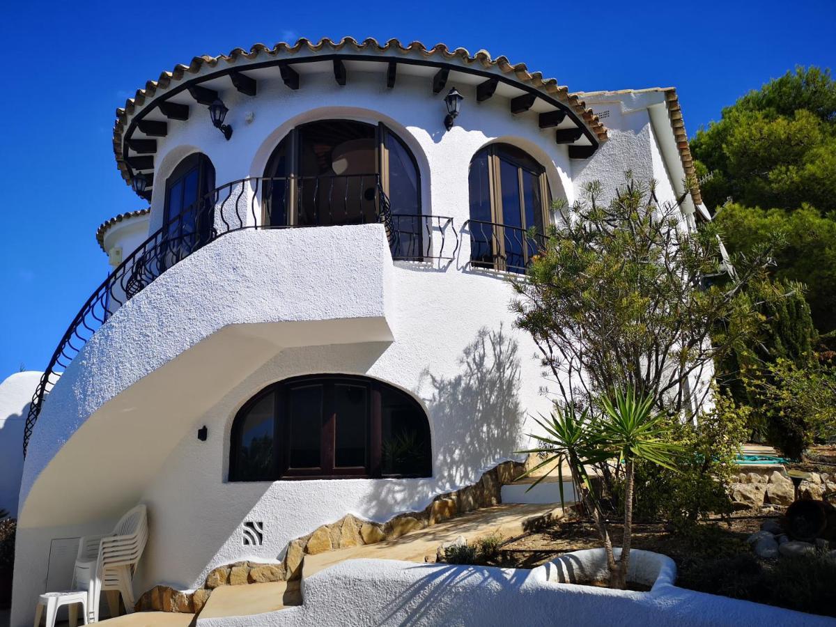 La Madrugada - Luxury Moraira Villa With Sea Views And Private Heated Pool Eksteriør bilde