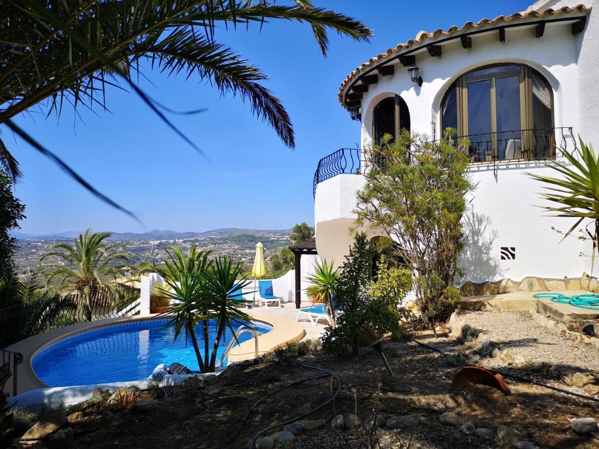 La Madrugada - Luxury Moraira Villa With Sea Views And Private Heated Pool Eksteriør bilde