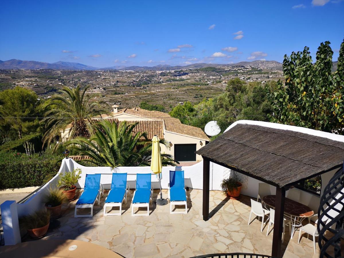 La Madrugada - Luxury Moraira Villa With Sea Views And Private Heated Pool Eksteriør bilde