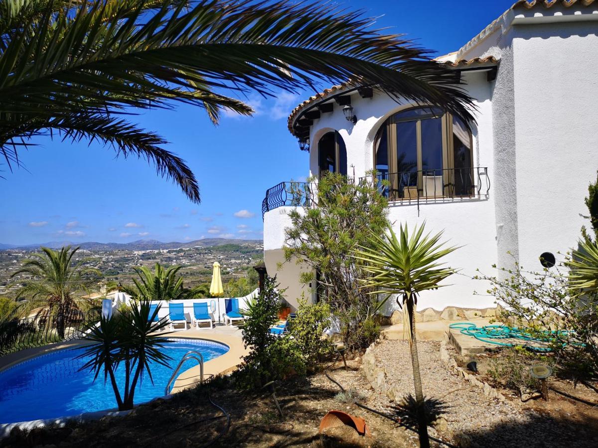 La Madrugada - Luxury Moraira Villa With Sea Views And Private Heated Pool Eksteriør bilde