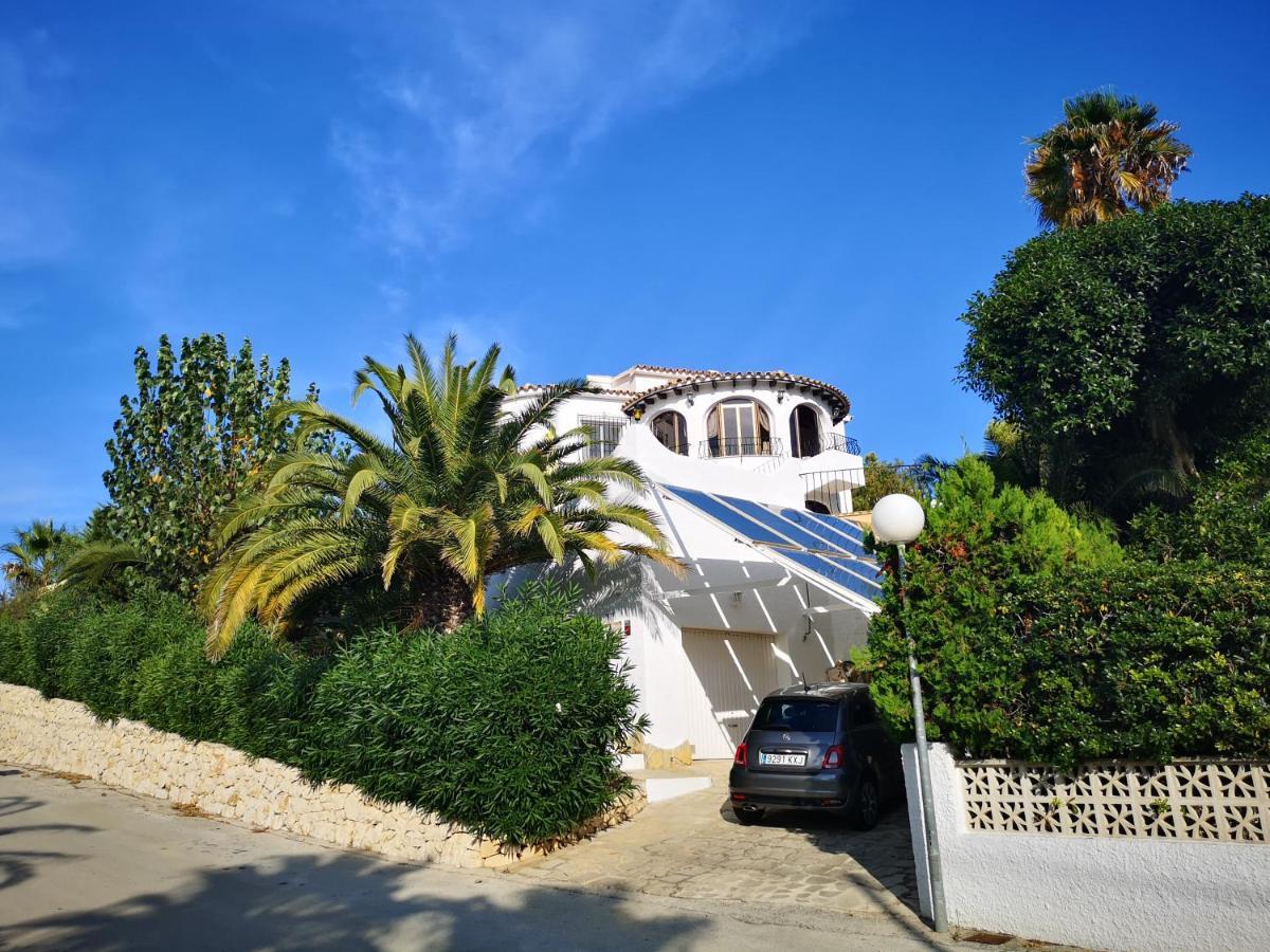 La Madrugada - Luxury Moraira Villa With Sea Views And Private Heated Pool Eksteriør bilde
