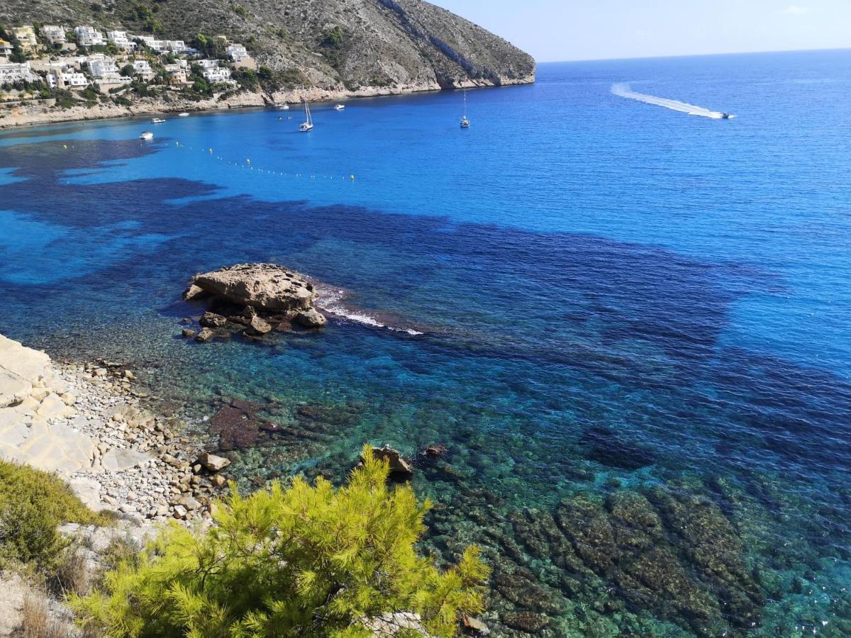 La Madrugada - Luxury Moraira Villa With Sea Views And Private Heated Pool Eksteriør bilde
