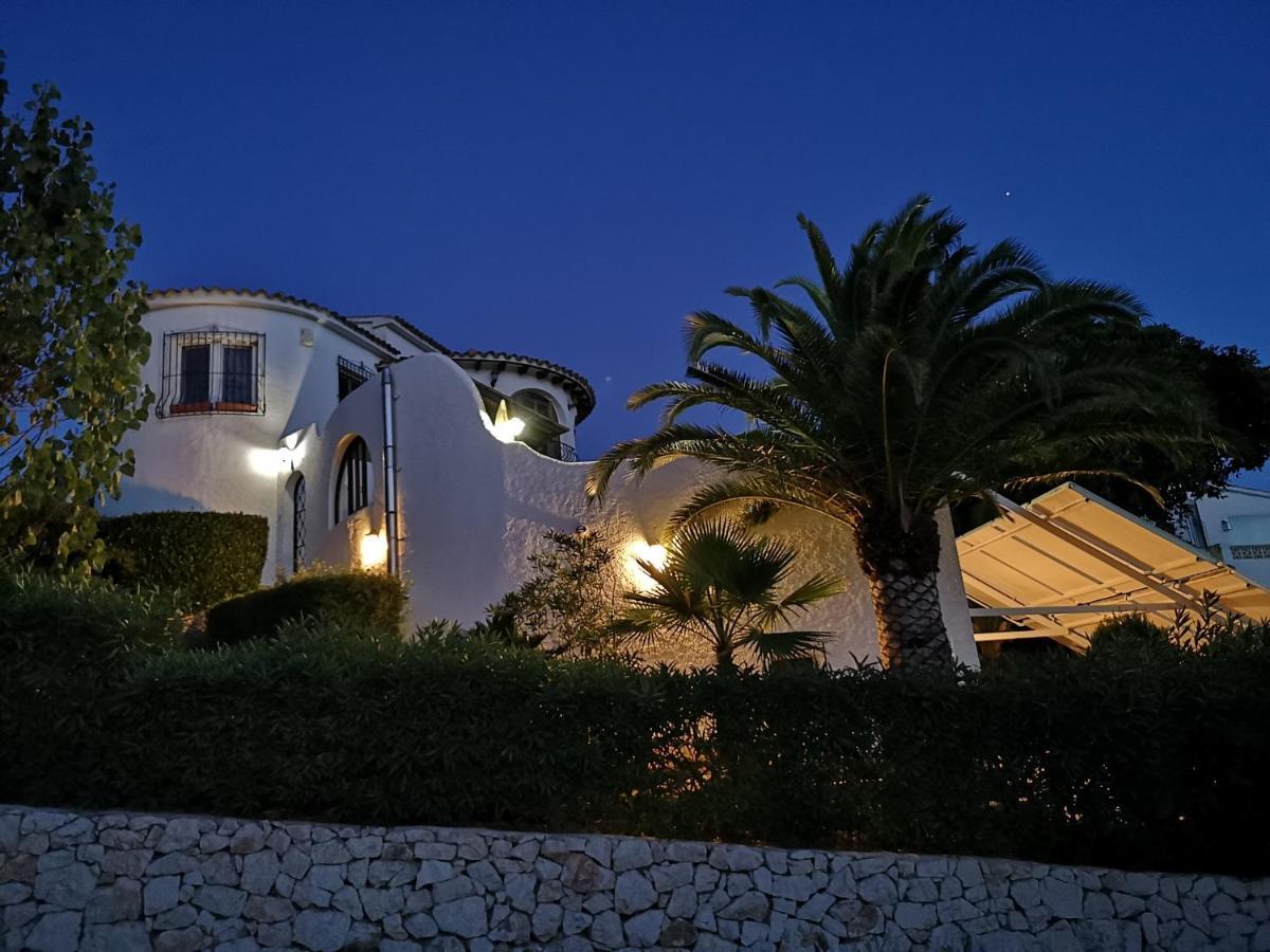 La Madrugada - Luxury Moraira Villa With Sea Views And Private Heated Pool Eksteriør bilde