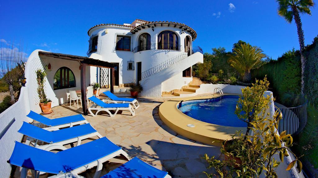 La Madrugada - Luxury Moraira Villa With Sea Views And Private Heated Pool Eksteriør bilde