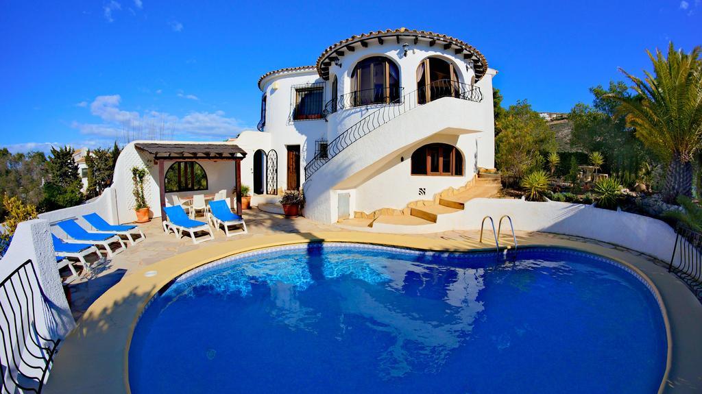 La Madrugada - Luxury Moraira Villa With Sea Views And Private Heated Pool Eksteriør bilde