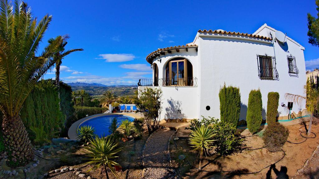 La Madrugada - Luxury Moraira Villa With Sea Views And Private Heated Pool Eksteriør bilde