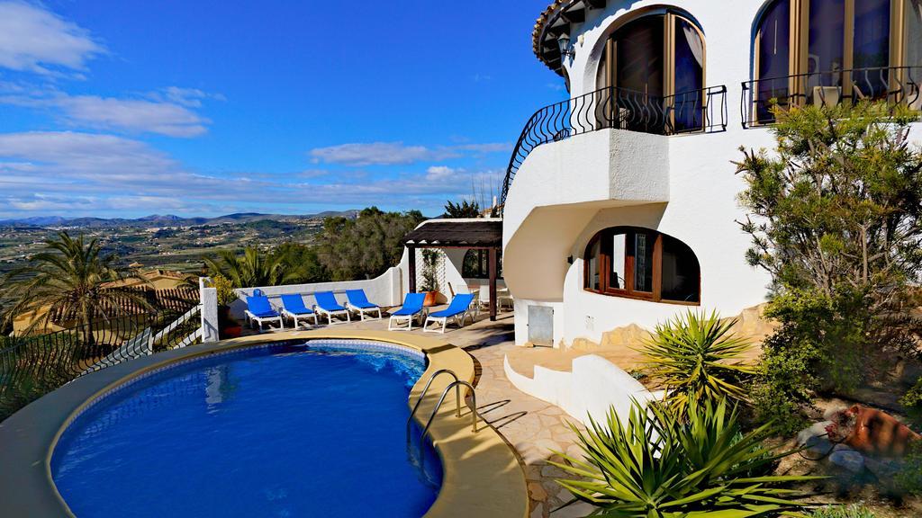 La Madrugada - Luxury Moraira Villa With Sea Views And Private Heated Pool Eksteriør bilde