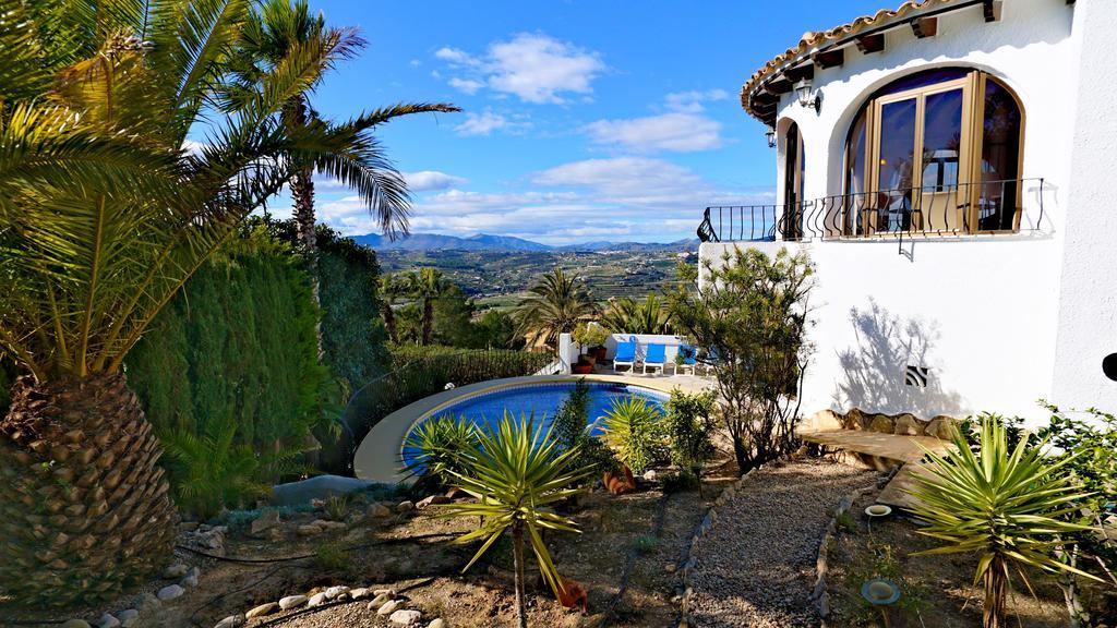 La Madrugada - Luxury Moraira Villa With Sea Views And Private Heated Pool Eksteriør bilde